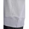 Head Men’s Heat French Terry Crewneck Long Sleeve Top, Standard Fit, Midweight Material(Sleet Heather)
