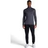 Head Men’s Long Sleeve Training Mock Neck Top, Standard Fit, Stretchy Midweight Material(Ebony Heather)