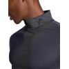 Head Men’s Long Sleeve Training Mock Neck Top, Standard Fit, Stretchy Midweight Material(Ebony Heather)