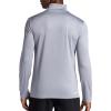 Head Men’s Long Sleeve Training Mock Neck Top, Standard Fit, Stretchy Midweight Material(Sleet Heather)