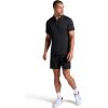 Head Men’s Match Polo Shirt, Standard Fit, Stretch Midweight Material(Black)