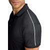 Head Men’s Match Polo Shirt, Standard Fit, Stretch Midweight Material(Black)
