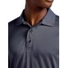 Head Men’s Match Polo Shirt, Standard Fit, Stretch Midweight Material(Cool Grey)