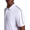 Head Men’s Match Polo Shirt, Standard Fit, Stretch Midweight Material(Stark White)