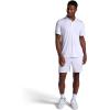 Head Men’s Match Polo Shirt, Standard Fit, Stretch Midweight Material(Stark White)