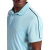 Head Men’s Match Polo Shirt, Standard Fit, Stretch Midweight Material(Stratosphere)