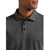 Head Men’s Net Point Polo Shirt, Standard Fit, Lightweight Performance Pique Material(Charcoal Heather)