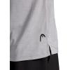 Head Men’s Net Point Polo Shirt, Standard Fit, Lightweight Performance Pique Material(Grey Heather)