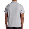 Head Men’s Net Point Polo Shirt, Standard Fit, Lightweight Performance Pique Material(Grey Heather)
