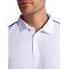 Head Men’s Net Point Polo Shirt, Standard Fit, Lightweight Performance Pique Material(Stark White)