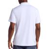 Head Men’s Prestige Polo Shirt, Standard Fit, Stretch Lightweight Material(Stark White)