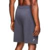 Head Men’s Quality Jacquard Short, Standard Fit, 9” Inseam, Lightweight and Breathable(Cool Grey Heather)