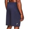 Head Men’s Quality Jacquard Short, Standard Fit, 9” Inseam, Lightweight and Breathable(Navy Heather)