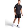 Head Men’s Rally Polo Shirt, Standard Fit, Stretch Midweight Material(Black)