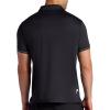 Head Men’s Rally Polo Shirt, Standard Fit, Stretch Midweight Material(Black)