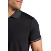 Head Men’s Rally Polo Shirt, Standard Fit, Stretch Midweight Material(Black)