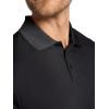 Head Men’s Rally Polo Shirt, Standard Fit, Stretch Midweight Material(Black)