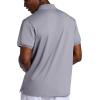 Head Men’s Rally Polo Shirt, Standard Fit, Stretch Midweight Material(Sleet)
