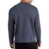 Head Men’s Reflect Long Sleeve Crewneck T-Shirt, Standard Fit, Soft Midweight Cotton-Polyester Material(Sleet)