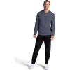 Head Men’s Reflect Long Sleeve Crewneck T-Shirt, Standard Fit, Soft Midweight Cotton-Polyester Material(Sleet)