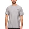 Head Men’s Score Hypertek T-Shirt, Standard Fit, Lightweight and Breathable, Hypertek Moisture-Wicking Technology(Sleet Heather)