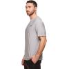 Head Men’s Score Hypertek T-Shirt, Standard Fit, Lightweight and Breathable, Hypertek Moisture-Wicking Technology(Sleet Heather)