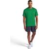 Head Men’s Short Sleeve Active Crewneck T-Shirt, Standard Fit, Midweight, Peached Stretch Material(Amazon Green Heather)