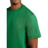 Head Men’s Short Sleeve Active Crewneck T-Shirt, Standard Fit, Midweight, Peached Stretch Material(Amazon Green Heather)