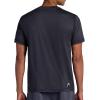 Head Men’s Short Sleeve Active Crewneck T-Shirt, Standard Fit, Midweight, Peached Stretch Material(Black Heather)
