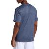 Head Men’s Short Sleeve Active Crewneck T-Shirt, Standard Fit, Midweight, Peached Stretch Material(Cool Grey Heather)