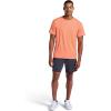 Head Men’s Short Sleeve Active Crewneck T-Shirt, Standard Fit, Midweight, Peached Stretch Material(Living Coral Heather)