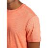 Head Men’s Short Sleeve Active Crewneck T-Shirt, Standard Fit, Midweight, Peached Stretch Material(Living Coral Heather)