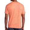 Head Men’s Short Sleeve Active Crewneck T-Shirt, Standard Fit, Midweight, Peached Stretch Material(Living Coral Heather)