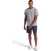 Head Men’s Short Sleeve Active Crewneck T-Shirt, Standard Fit, Midweight, Peached Stretch Material(Sleet Heather)
