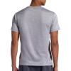 Head Men’s Short Sleeve Active Crewneck T-Shirt, Standard Fit, Midweight, Peached Stretch Material(Sleet Heather)