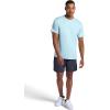 Head Men’s Short Sleeve Active Crewneck T-Shirt, Standard Fit, Midweight, Peached Stretch Material(Stratosphere Heather)
