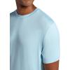 Head Men’s Short Sleeve Active Crewneck T-Shirt, Standard Fit, Midweight, Peached Stretch Material(Stratosphere Heather)