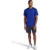 Head Men’s Short Sleeve Active Crewneck T-Shirt, Standard Fit, Midweight, Peached Stretch Material(Streak Heather)