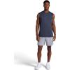 Head Men’s Sideline Sleeveless Crewneck Tank Top, Standard Fit, Stretch Lightweight Material(Cool Grey)