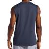 Head Men’s Sideline Sleeveless Crewneck Tank Top, Standard Fit, Stretch Lightweight Material(Cool Grey)