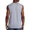 Head Men’s Sideline Sleeveless Crewneck Tank Top, Standard Fit, Stretch Lightweight Material(Sleet)