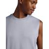 Head Men’s Sideline Sleeveless Crewneck Tank Top, Standard Fit, Stretch Lightweight Material(Sleet)