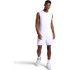 Head Men’s Sideline Sleeveless Crewneck Tank Top, Standard Fit, Stretch Lightweight Material(Stark White)