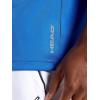 Head Men’s Skill Jacquard Polo, Standard Fit, Lightweight and Breathable(Supreme Blue Heather)