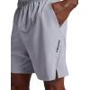Head Men’s Slice Short, Standard Fit, 7” Inseam, Stretch Lightweight Material(Sleet)