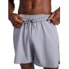 Head Men’s Slice Short, Standard Fit, 7” Inseam, Stretch Lightweight Material(Sleet)