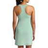 Head Men’s Teammate Dress, Slim Fit, Stretch Lightweight Performance Material, Moisture-Wicking, Built-in Bra, Medium Impact(Granite Green)