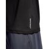 Head Men’s Top Fit Short Sleeve Crewneck T-Shirt, Standard Fit, Stretch Lightweight Material(Black)