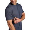 Head Men’s Top Fit Short Sleeve Crewneck T-Shirt, Standard Fit, Stretch Lightweight Material(Cool Grey)