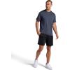 Head Men’s Top Fit Short Sleeve Crewneck T-Shirt, Standard Fit, Stretch Lightweight Material(Cool Grey)